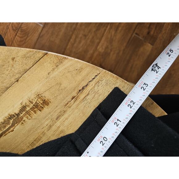 L.L Bean Black Wool Pea Coat Women's Size 10 Petite Thinsulate - Picture 8 of 10